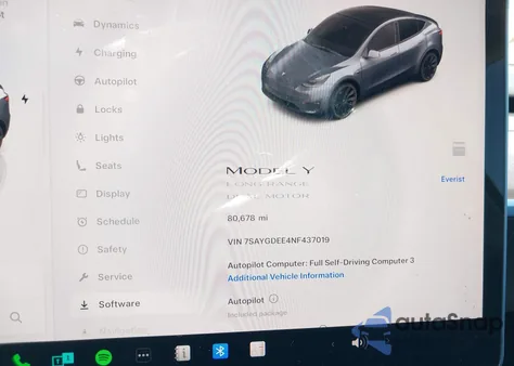 2022 Tesla Model Y Long Range Dual Motor All-Wheel Drive from USA, damaged, VIN 7SAYGDEE4NF437019